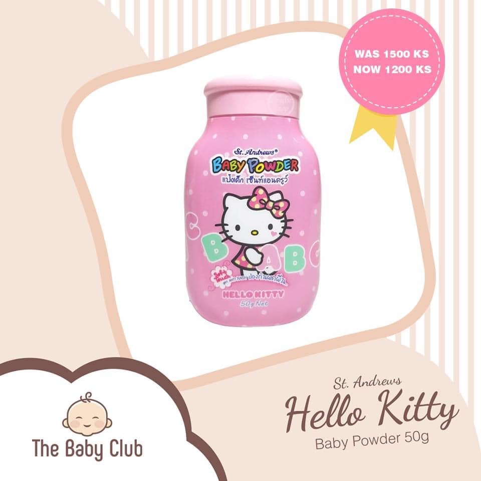 Phấn rôm trẻ em St. Andrews Hello Kitty Thái Lan