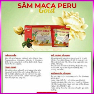 Combo 5 hộp sâm maca peru gold