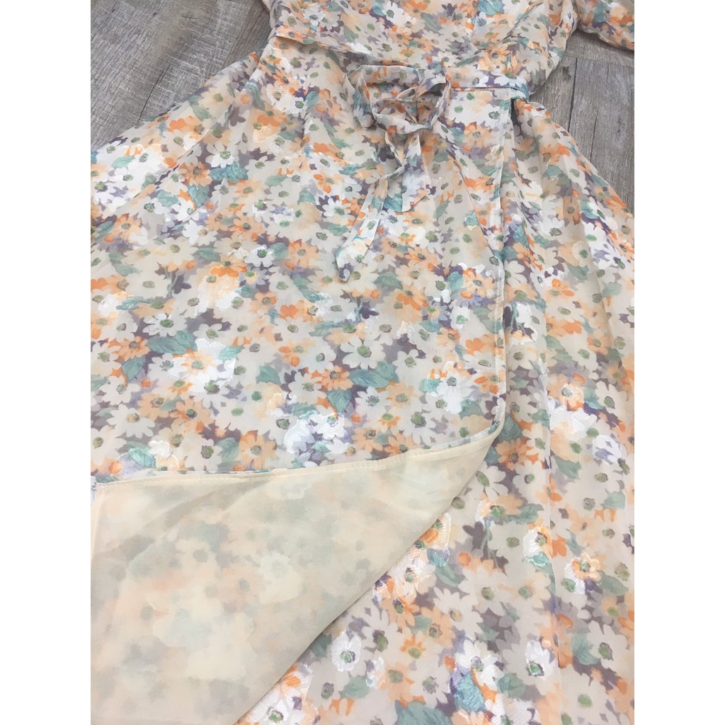 [Mã HANGXINH1 giảm 50k đơn tối thiểu 200k] Váy hoa nữ mẫu mới phong cách vintage hàng Quảng Châu cao cấp V125 (KÈM ẢNH T | BigBuy360 - bigbuy360.vn