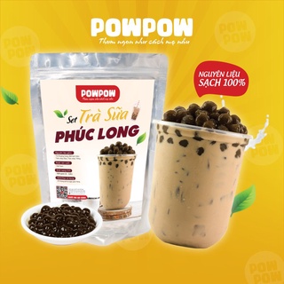 Set nguyên liệu pha trà sữa trân châu vị Phúc Long tự nấu POWPOW nấu được