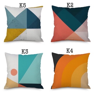 Gối tựa sofa, gối tựa lưng văn phòng phong cách hội họa