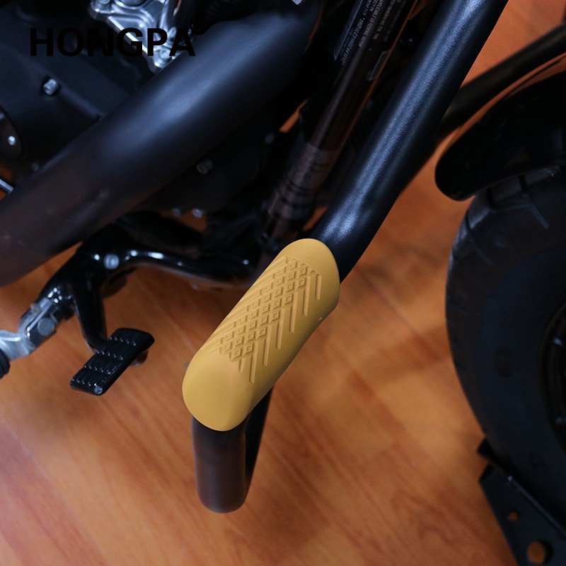 Vỏ bọc phần bảo vệ đầu gối bằng cao su 1-1/4inch 32mm cho xe Harley XG 500 750 XL883 XL1200 X48