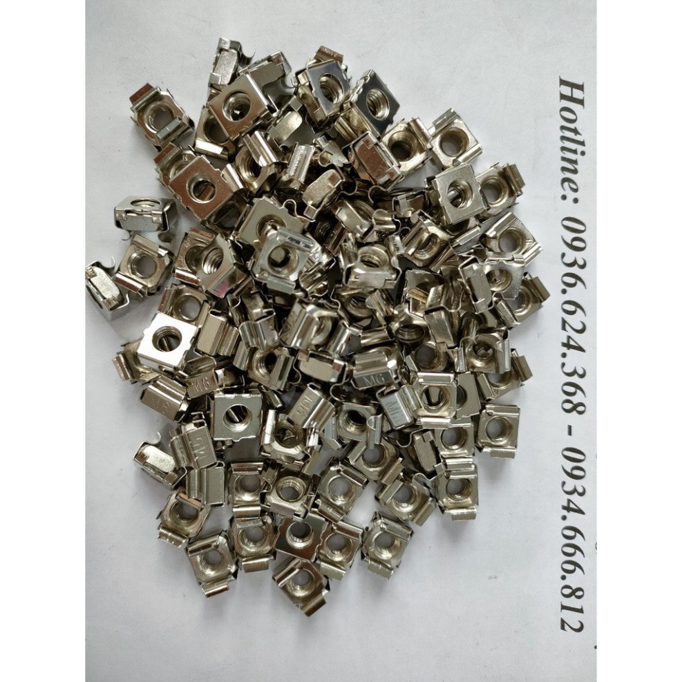 Set 10 cái M4-M12 Đai ốc cài M4,M5,M6,M8,M12 mạ