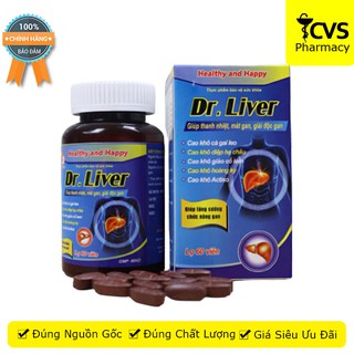 Viên Uống DR LIVER / DrLiver - hỗ trợ thanh nhiệt, mát gan, giúp tăng cường chức năng gan - cvspharmacy