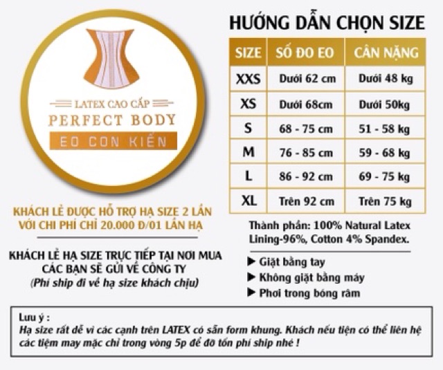 ĐAI NỊT BỤNG CAO CẤP PERFECT BODY