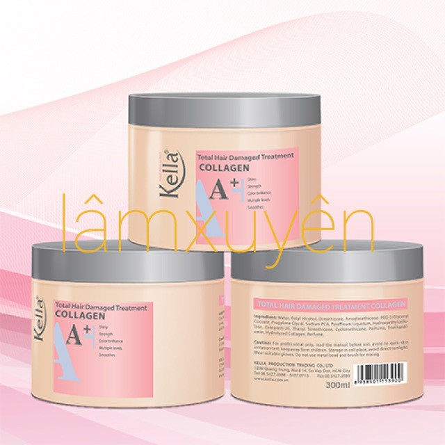 Hấp dầu collagen Kella 🤩 Tận Gốc 🤩 Chính Hãng Siêu thơm mềm bóng mượt tóc, cải thiện khô xơ, hư tổn, giúp tóc chắc khỏe.