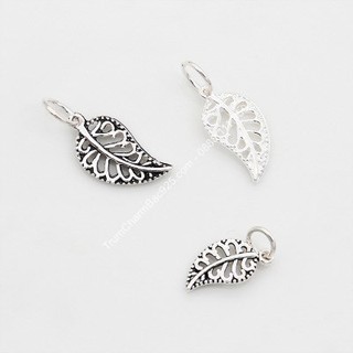 Charm bạc s925 Lá (Kiểu 1) AH142