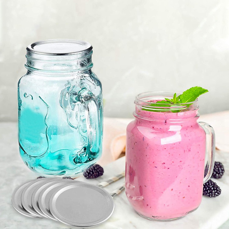 Set 50 Nắp Đậy Hũ 86Mm Bằng Silicone Chống Rò Rỉ Có Thể Tái Sử Dụng