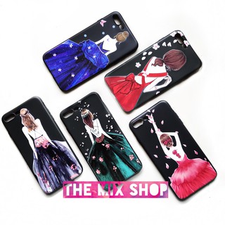 Ốp dẻo Cô Gái iPhone 6/6 Plus/ 7 Plus (Ốp lưng iphone, ốp in hình cô gái, themixshop)