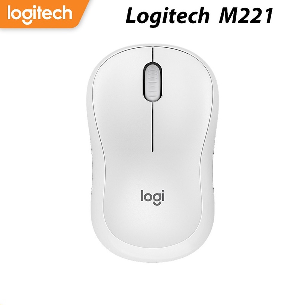 Chuột Không Dây Logitech M221 Trắng - Hàng Chính Hãng