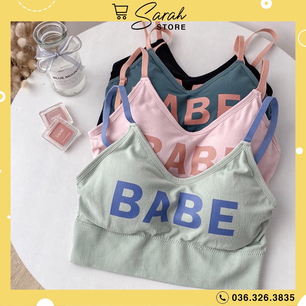 Áo Bra Nữ Hở Lưng Nâng Ngực Nhẹ Mẫu Mới Hot Hit BABE | BigBuy360 - bigbuy360.vn