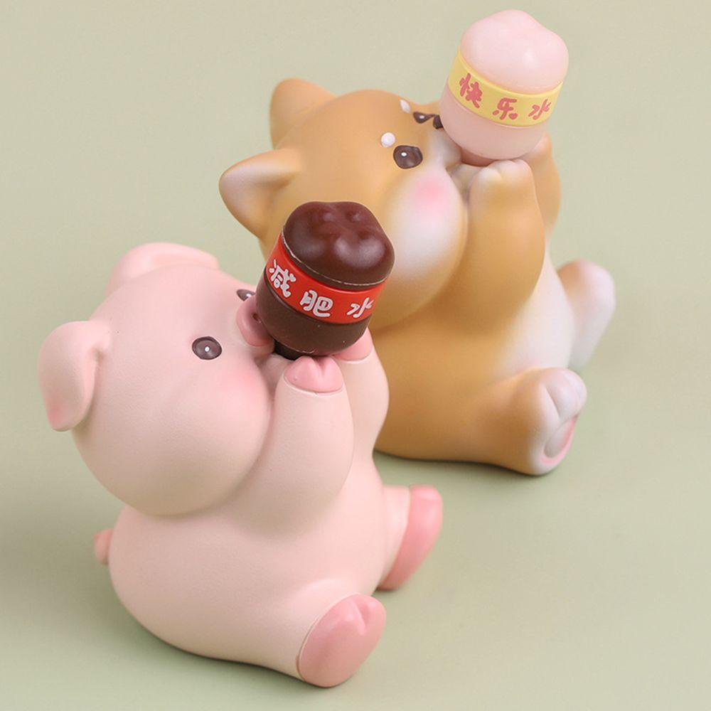 LET Đồ trang trí Động Vật Bằng Nhựa Resin Trang Trí Nhà Cửa / Sân Vườn