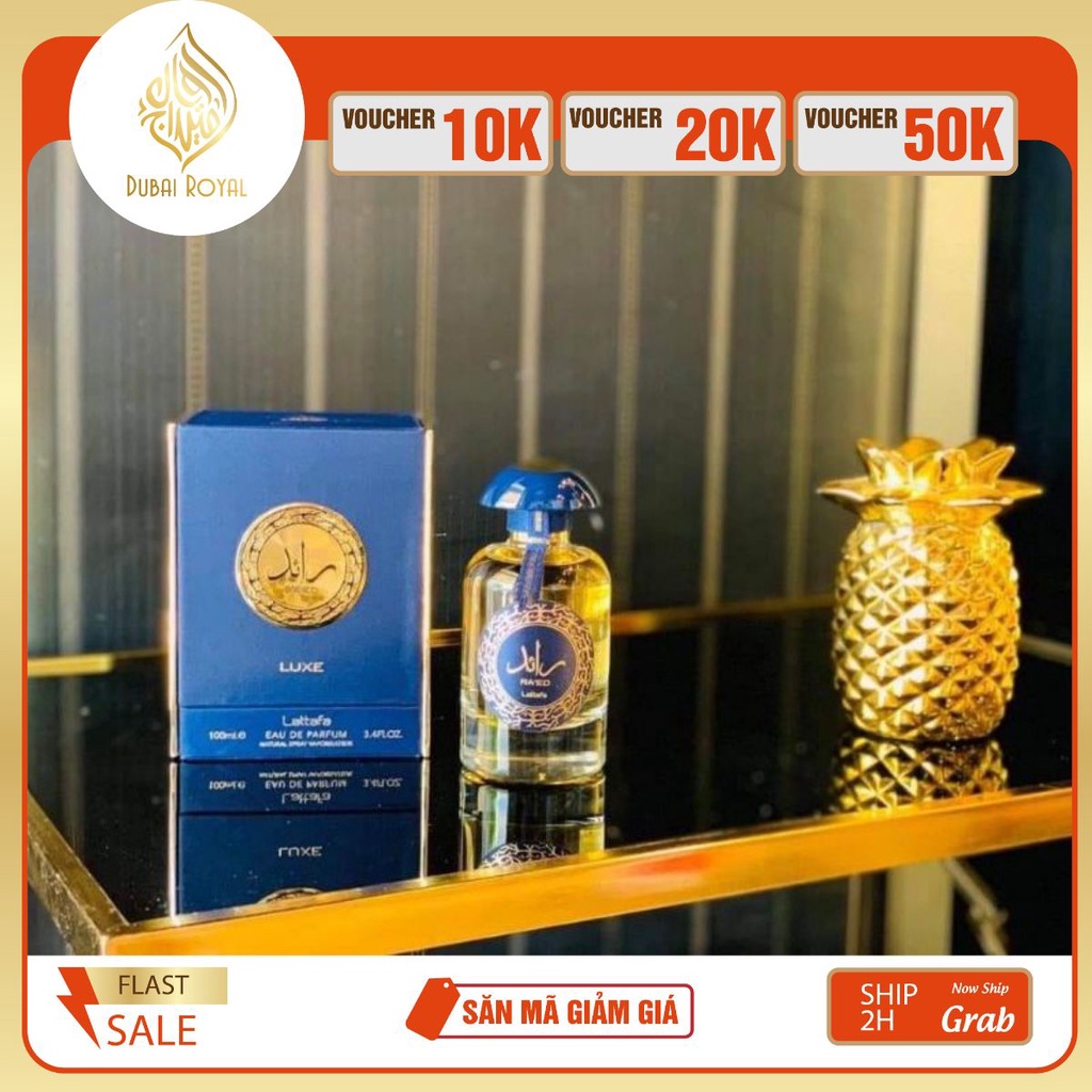 Nước hoa RA’ED LUXE LATAFFA EAU DE PAFUM 100ml - Hàng nội địa Dubai (dành cho nam và nữ )