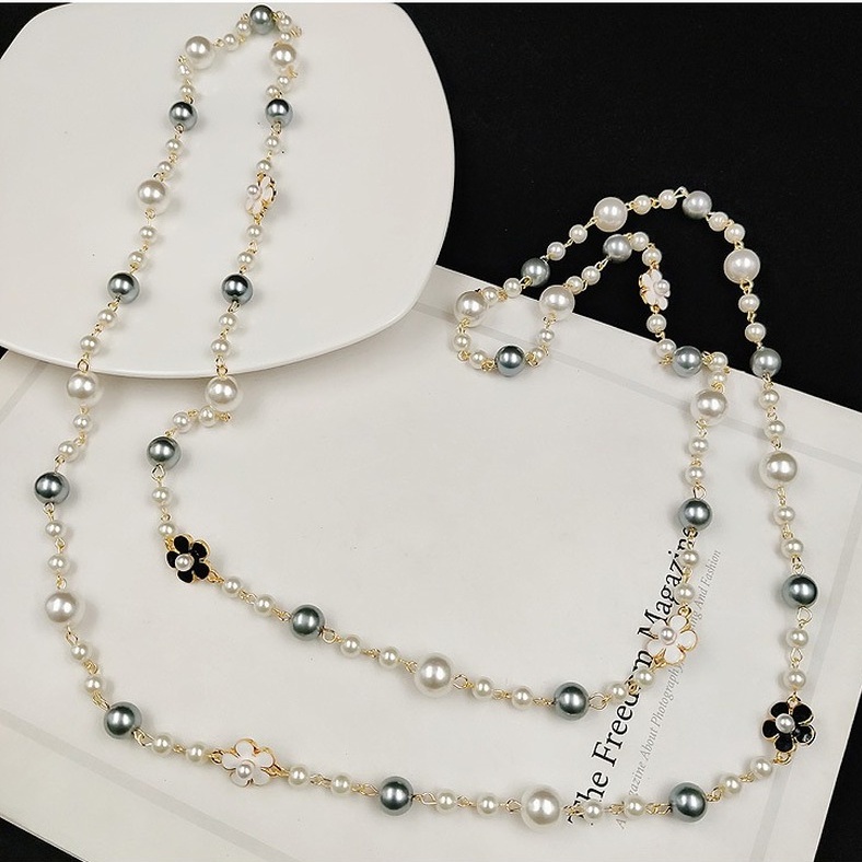 Vòng Cổ Chuỗi Hạt Ngọc Trai Giả Thời Trang Cho Nữ