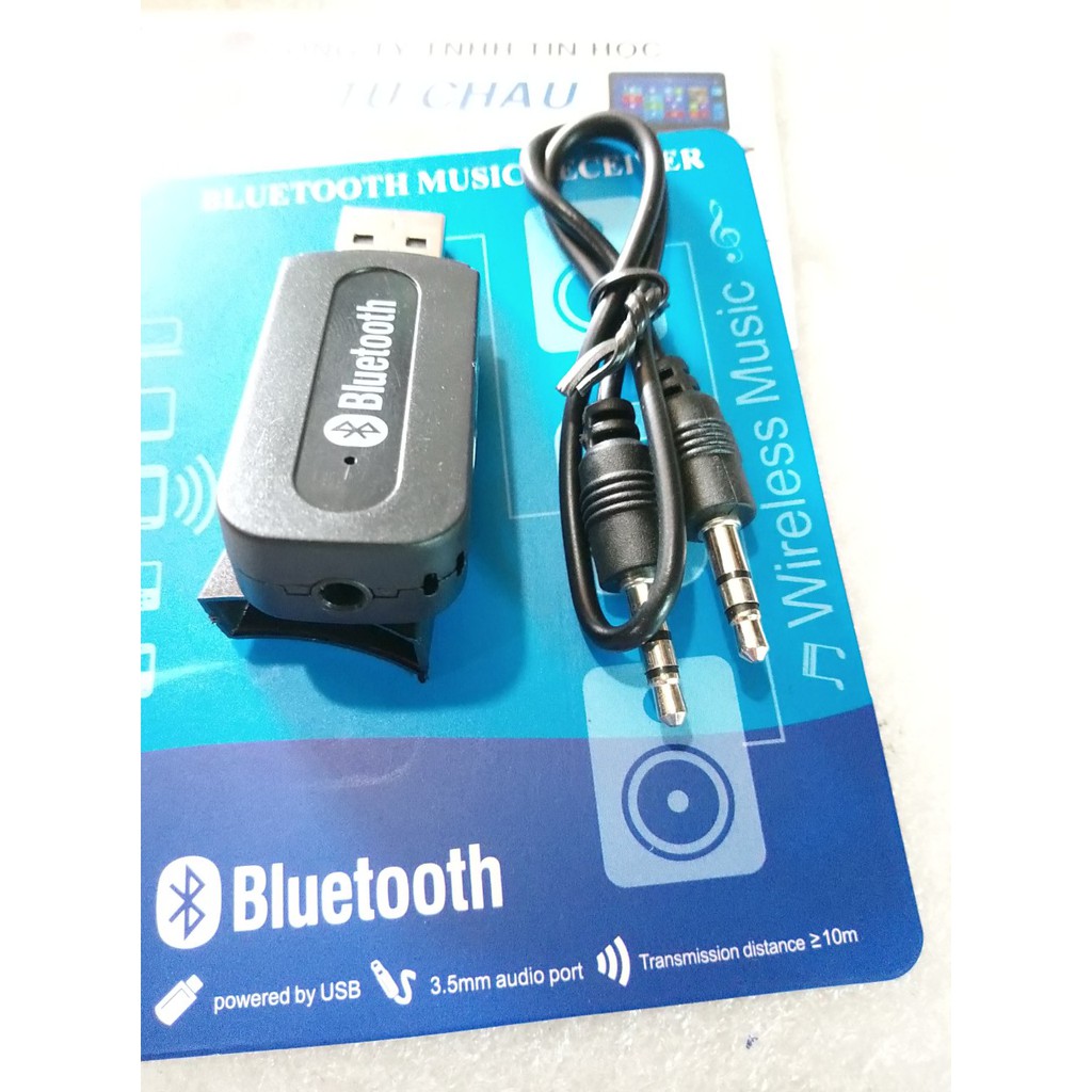 Bluetooth USB Music Receiver H - 163_Biến loa thường thành loa Bluetooth