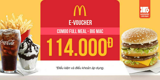 E-Voucher McDonald's combo Full Meal - Big Mac