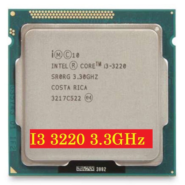 CPU core i3 - 3210, 3220