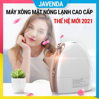 Máy xông hơi mặt nóng lạnh mini cao cấp mks có ngăn chứa thảo dược