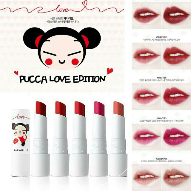 Son thỏi Karadium Pucca siêu dễ thương