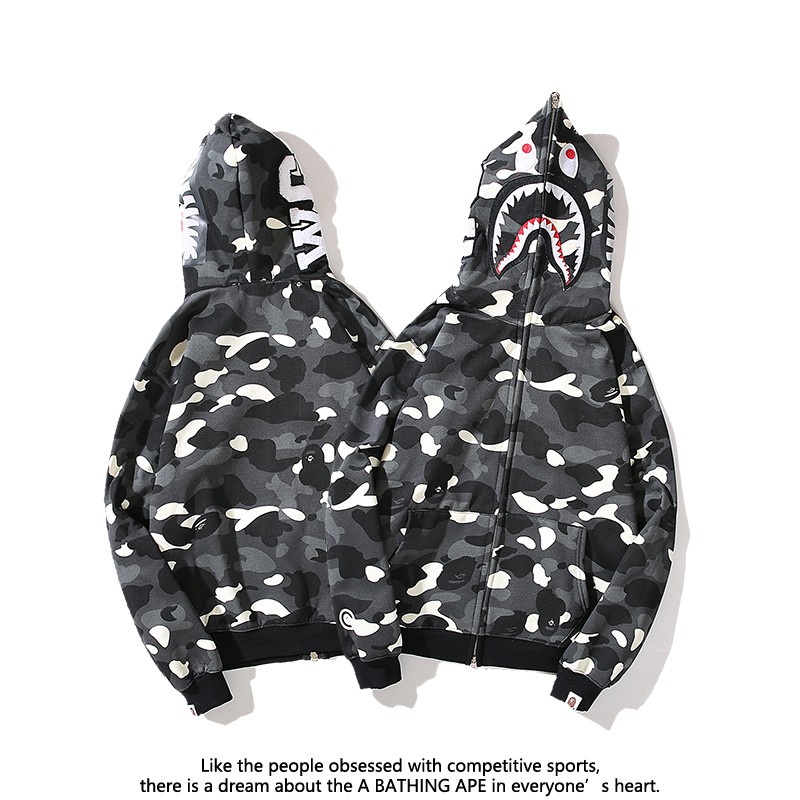 (ORDER 15 ngày) Áo khoác nỉ BAPE shark