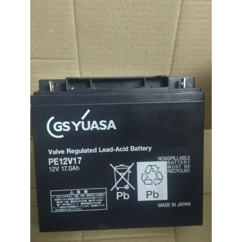 ẮC QUY GS Yuasa PE12V17 (12V - 17Ah
