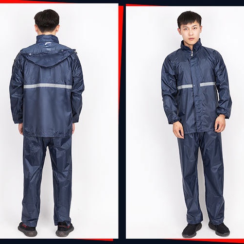 ÁO MƯA BỘ VẢI DÙ CÓ PHẢN QUANG, SIÊU BỀN CHỐNG THẤM NƯỚC CAO CẤP