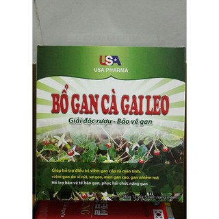 VIÊN UỐNG BỔ GAN CÀ GAI LEO - GIẢI ĐỘC GAN - HẠ MEN GAN - GAN NHIỄM MỠ - NGUYÊN LIỆU NHẬP KHẨU MỸ - HỘP 60 VIÊN