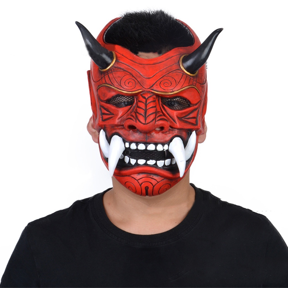 Mặt Nạ Cao Su Hóa Trang Hannya Kinh Dị Nhật Bản (Một Kích Cỡ)