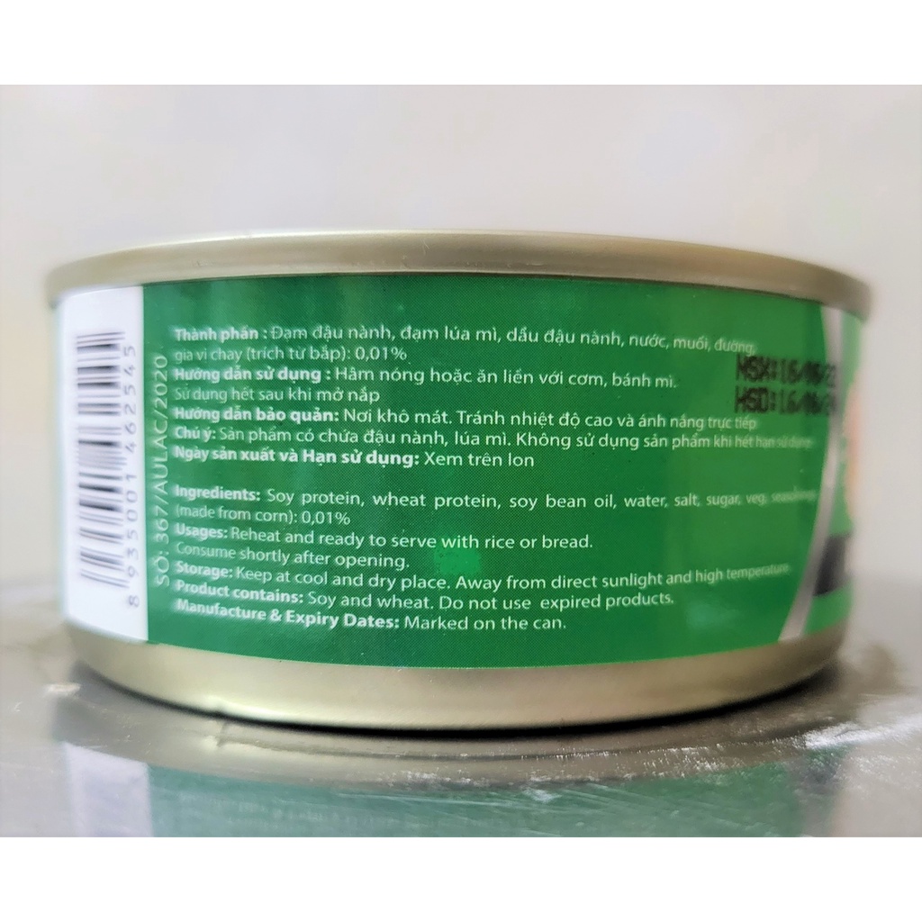 [Hộp 140g] HEO 2 LÁT CHAY [VN] ÂU LẠC Vegan Pork Meat Slice