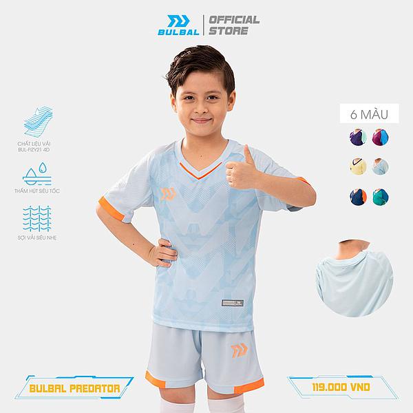 Quần Áo Đá Bóng Trẻ Em Không Logo Predator 3 Nhiều Màu Vải Cực Xịn - Đồ Đá Banh Nhí Mẫu Mới