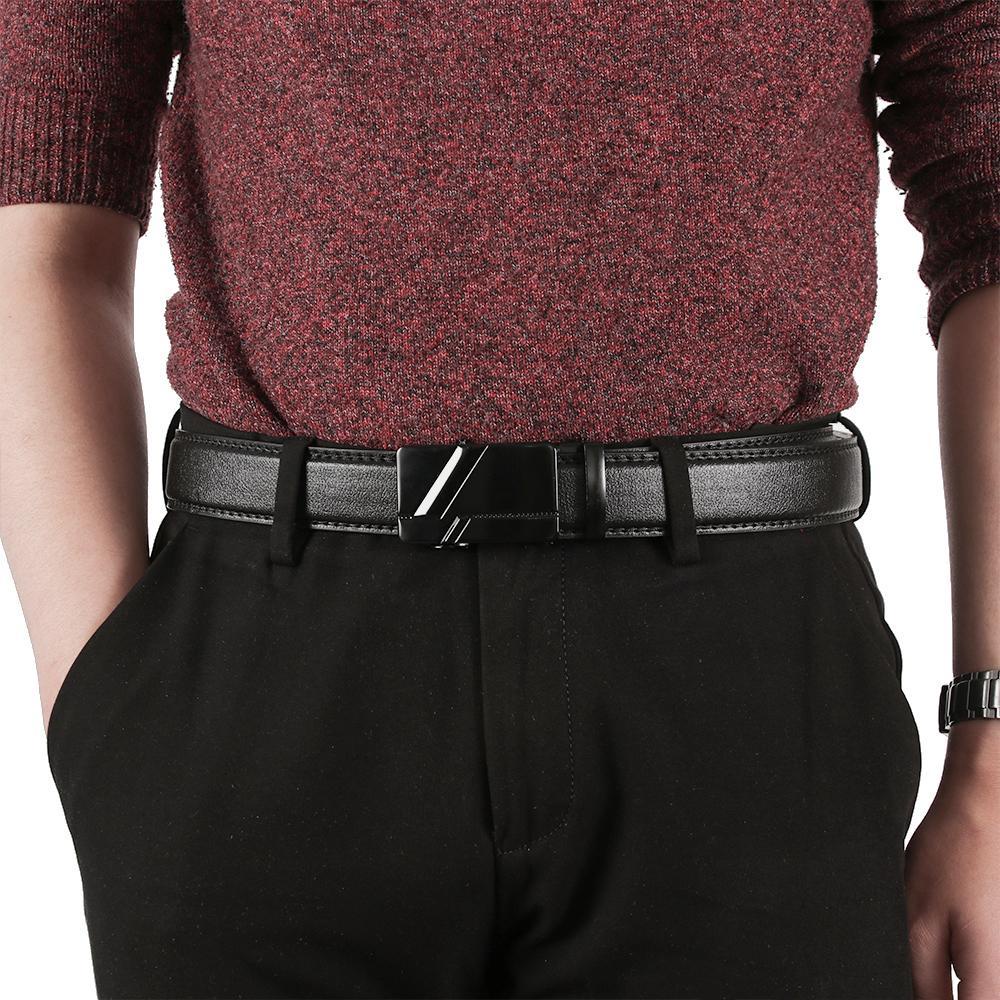 Thắt Lưng Da PU Khóa Cài Tự Động Chất Lượng Cao Hợp Thời Trang