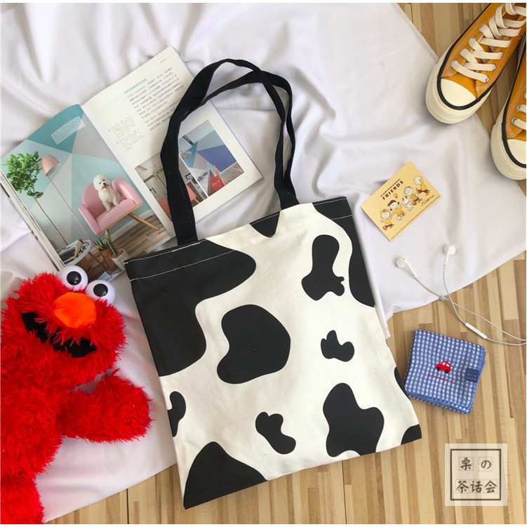 Túi tote bò sữa ❤️Túi đeo vai vải Canvas phong cách Ulzzang, vải bố form Unisex Vintage - TBS | BigBuy360 - bigbuy360.vn