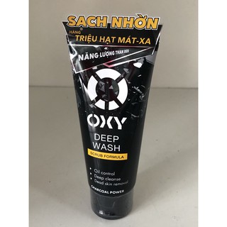 Kem rửa mặt có hạt sạch sâu OXY Deep Wash (Scrub) 100g