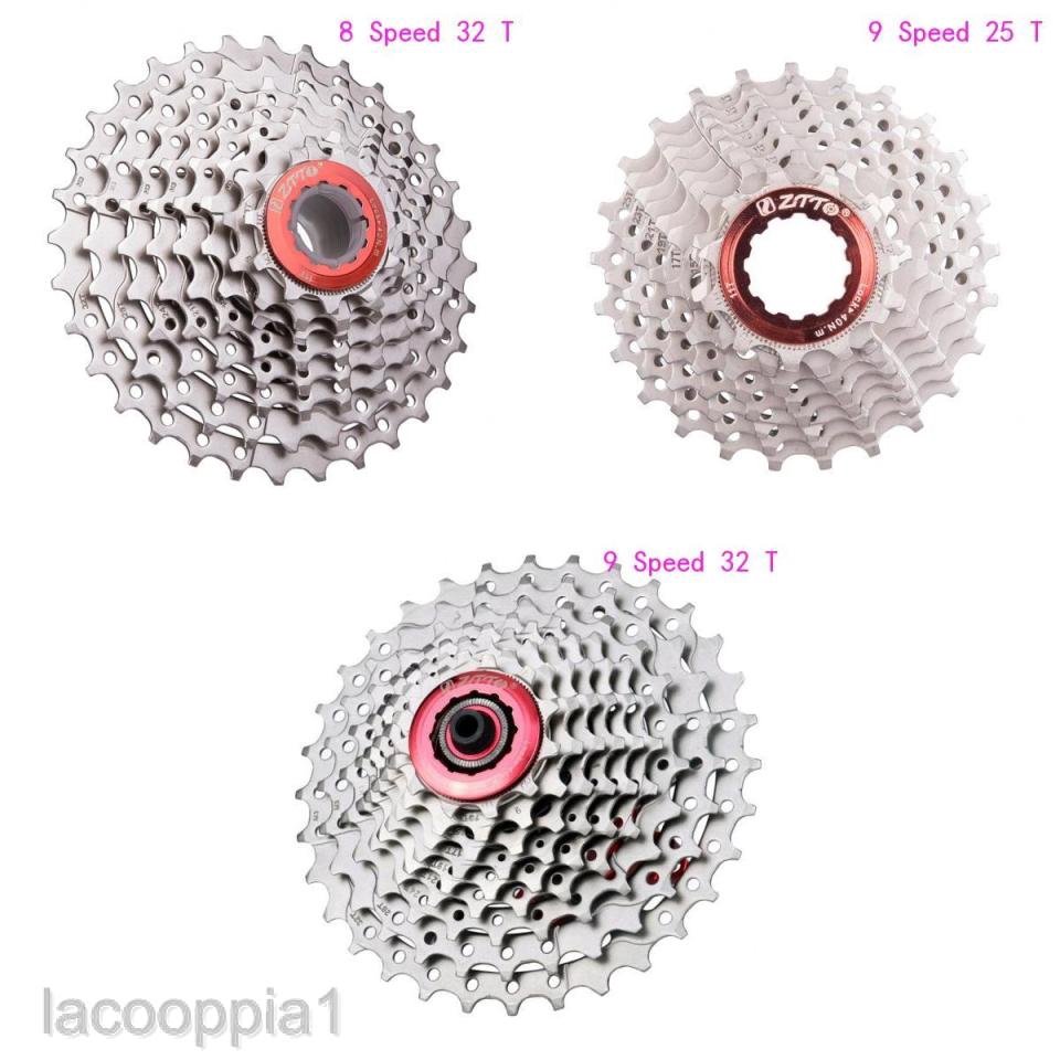 [LACOOPPIA1] 8/9 Speed 11-25T/ 11-32T MTB Road Bike Cassette Bicycle Freewheel Component