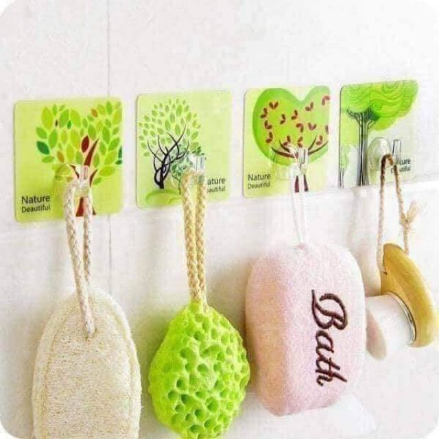 Set 10 móc dính tường