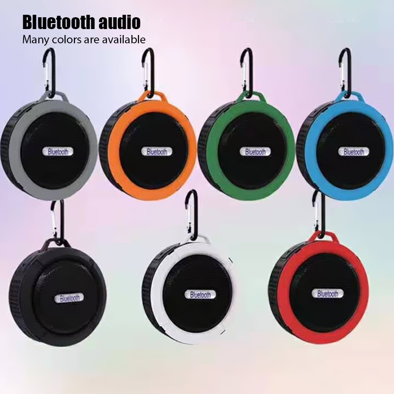 Loa Bluetooth mini C6 Chống Thấm Nước Cho Điện Thoại Di Động Khi Leo Núi / Xe Hơi