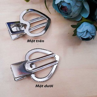 5 cm xương kẹp tóc hai chân trái tim phụ kiện diy handmade bờm tóc