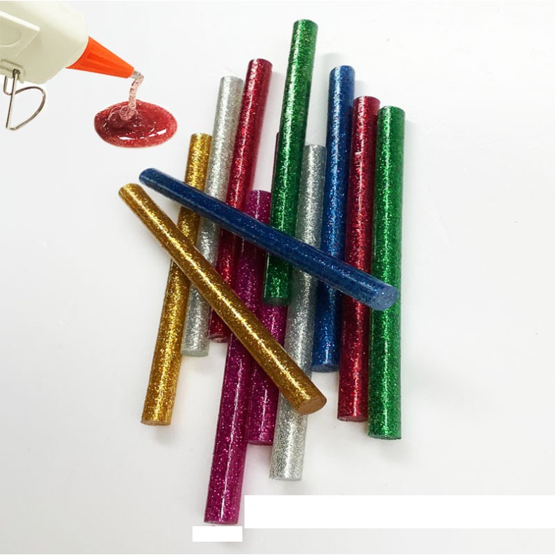 Que keo silicon NHIỀU MÀU nóng chảy tiện dụng