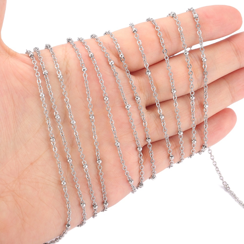 Dây Xích 5m Bằng Thép Không Gỉ Dùng Làm Trang Sức diy