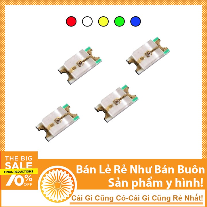 Gói 10 Led Dán 0603 SMD