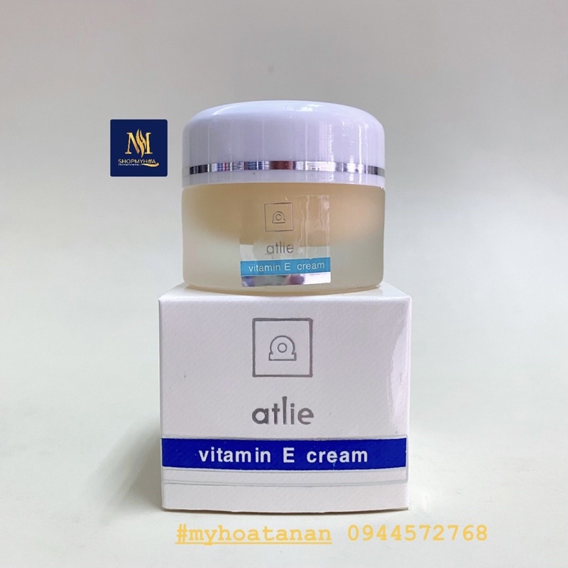 Kem Dưỡng Ẩm Và Trắng Da Atlie Vitamin E 15g - kem atlie