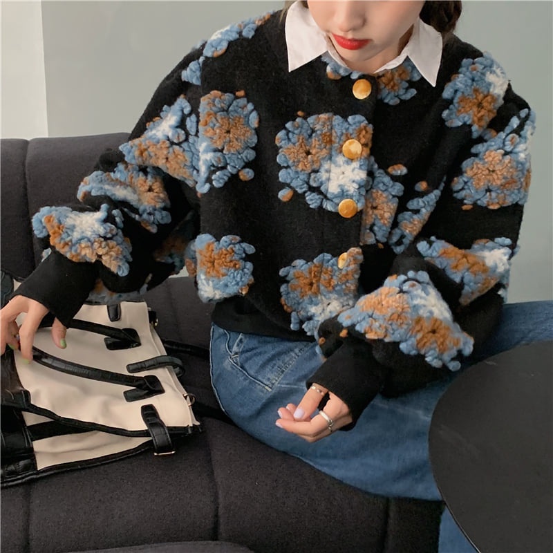 ORDER- ÁO KHOÁC NỈ THÊU HOA DÀY