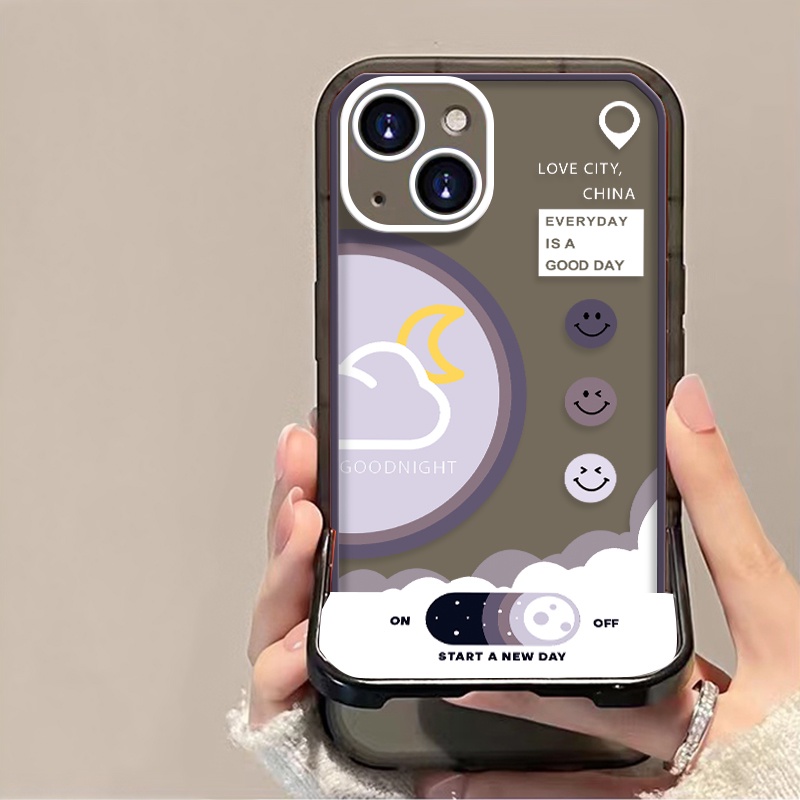 Ốp Điện Thoại Silicon Dẻo Trong Suốt Họa Tiết Dễ Thương Cho Iphone 13 12 11 Pro XS MAX X 8 7 6 Plus 13 Pro XR 12 SE 2020 Đứng