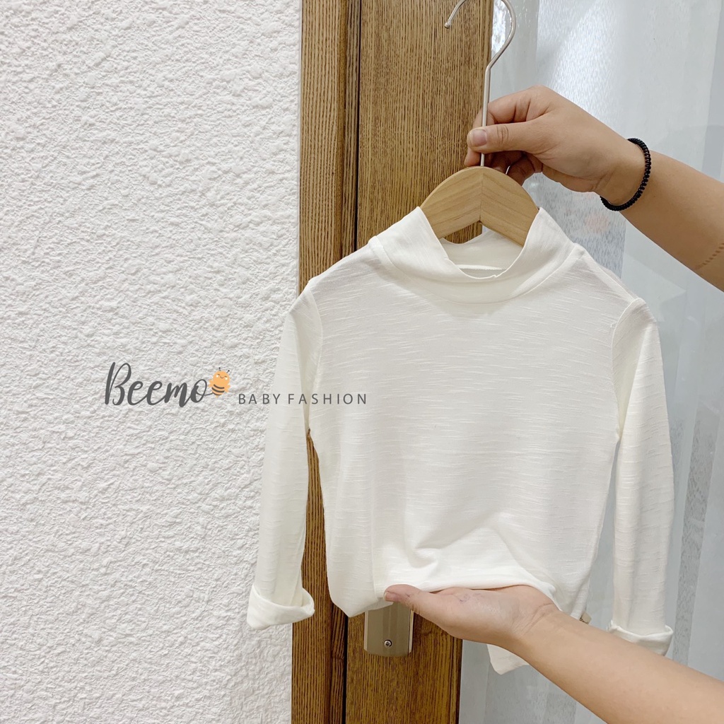 Áo giữ nhiệt Beemo chất liệu cotton lạnh cổ cao cho bé trai, bé gái từ 1 đến 6 tuổi - AGN