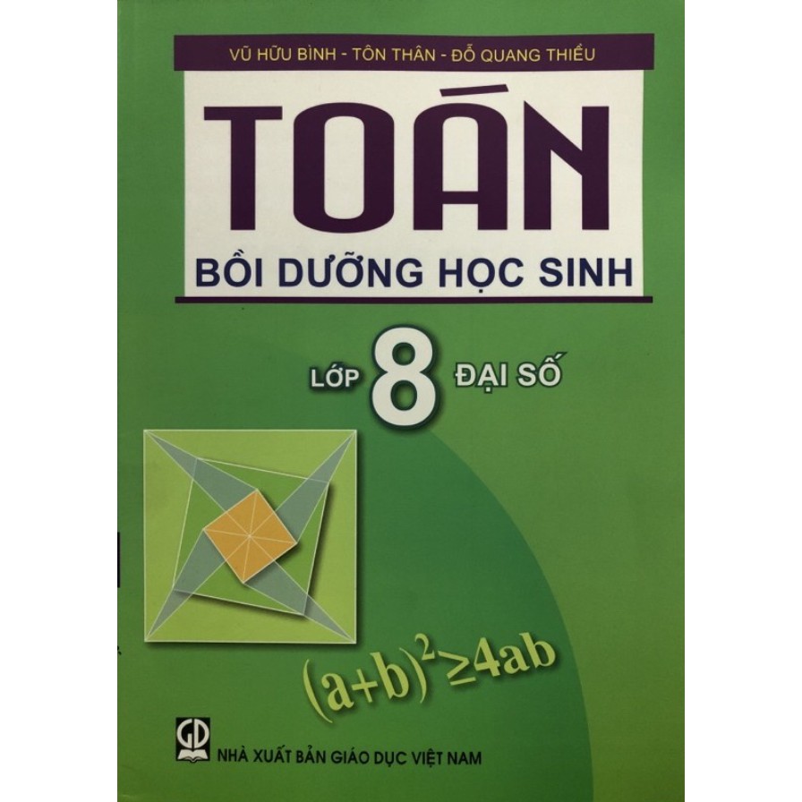 Sách - Combo Toán bồi dưỡng học sinh Lớp 8 Đại số, Hình Học