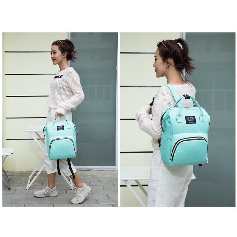 Balo Bỉm Sữa Đa Năng Cho Mẹ Và Bé