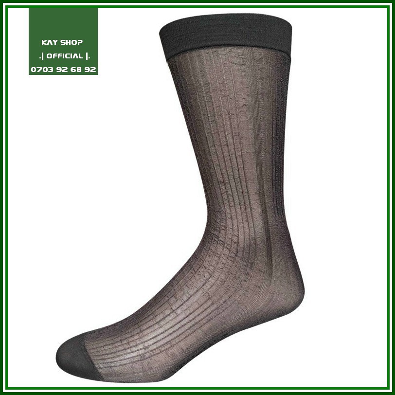 Vớ lưới nam sexy vân sọc siêu hot mang cùng giày tây siêu chất - Tất nam kiểu mới