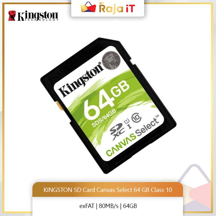 Thẻ Nhớ Sd Vải Canvas Kingston 64 Gb Class 10 | BigBuy360 - bigbuy360.vn
