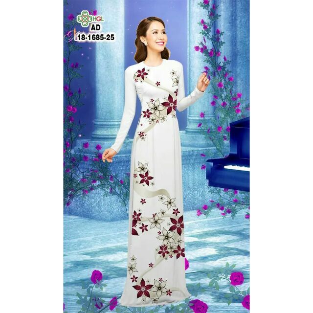 Vải áo dài bộ tằm thái
