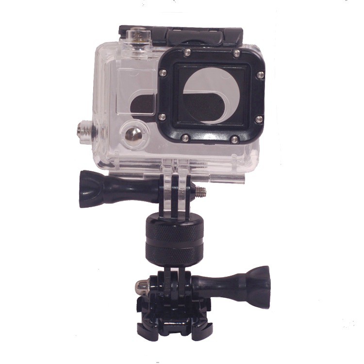 Mount kim loại xoay 360 độ cho máy quay hành động GoPro, Sjcam, Yi Action, Osmo Action